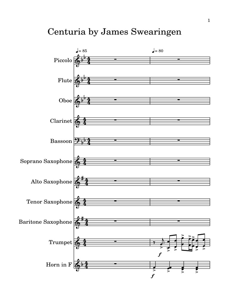 Centuria by James Swearingen | PDF | Elementary Organology | Music