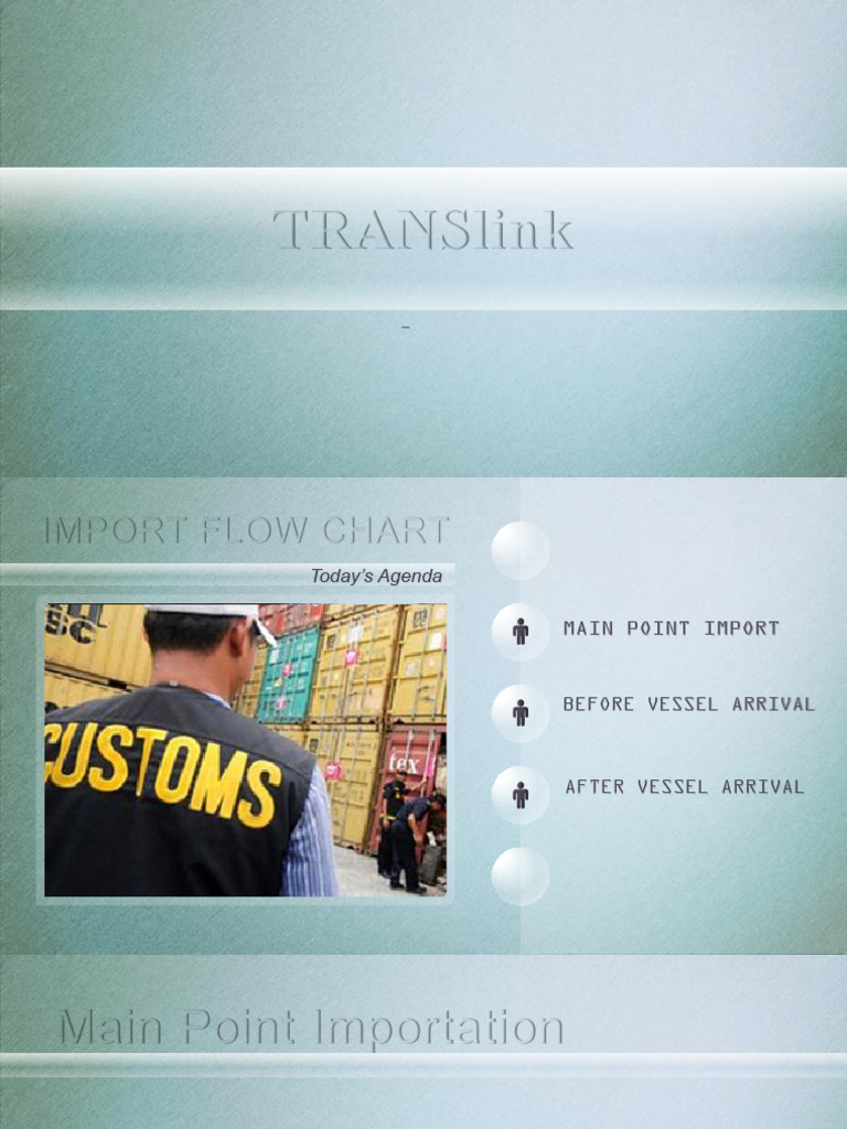 Import Clearance Process Overview | PDF | Customs | Cargo