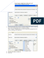 How To Find and Replace Multiple Lines in Microsoft Word