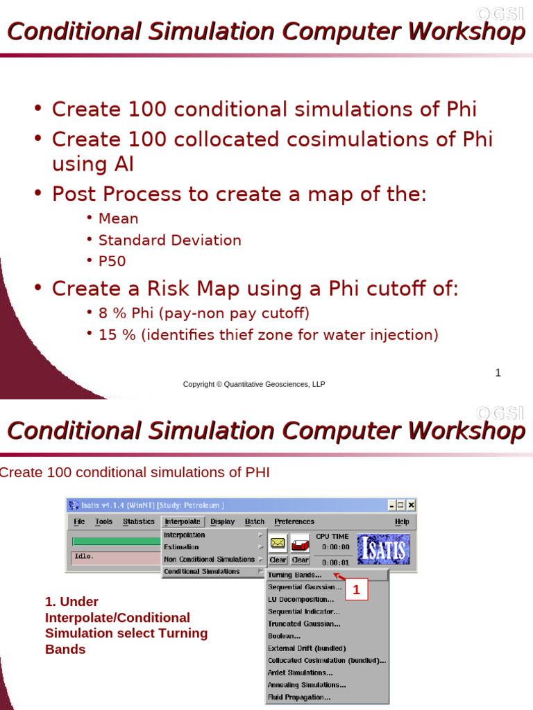 Conditional Simulation Workshop Guide | PDF | Simulation | Applied ...