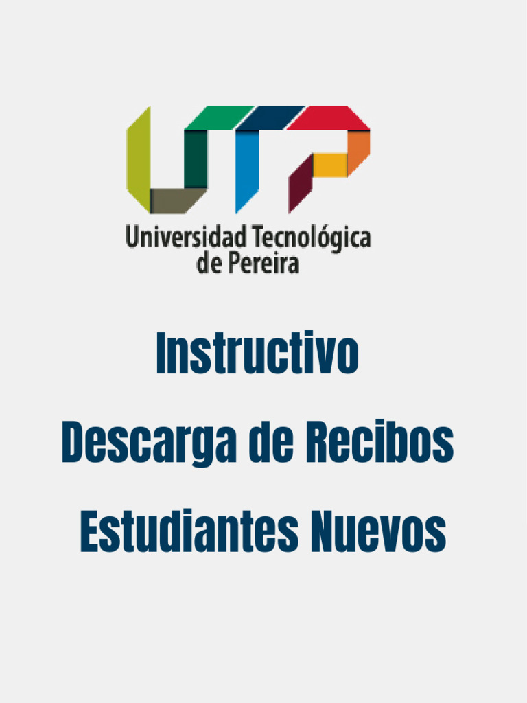 Instructivo para Descargar Recibos UTP | PDF