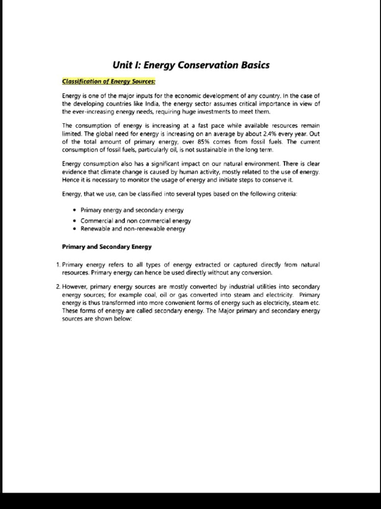 Energy Conservation and Audit | PDF