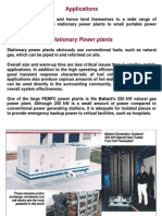 Stationary Power Plants: Applications