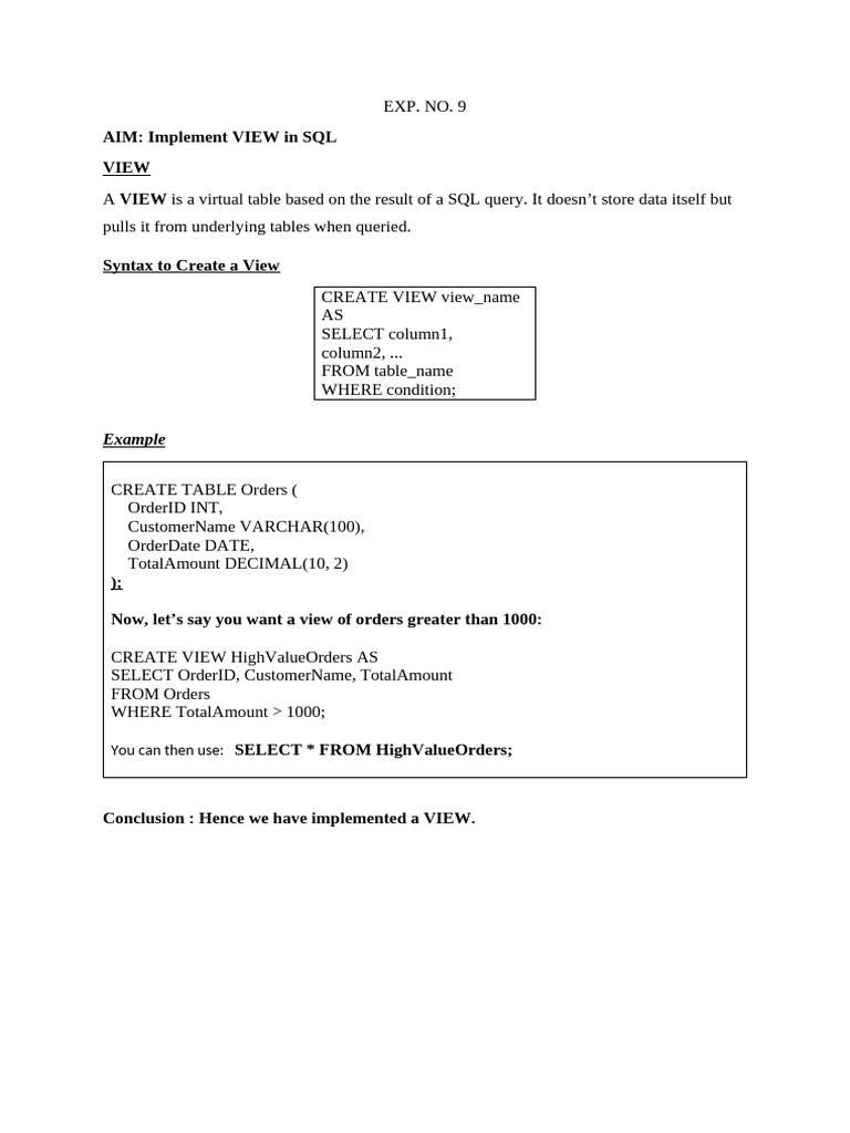 Exp 9 | PDF