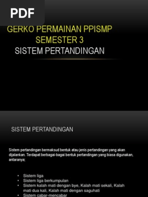 Sistem Pertandingan Pdf