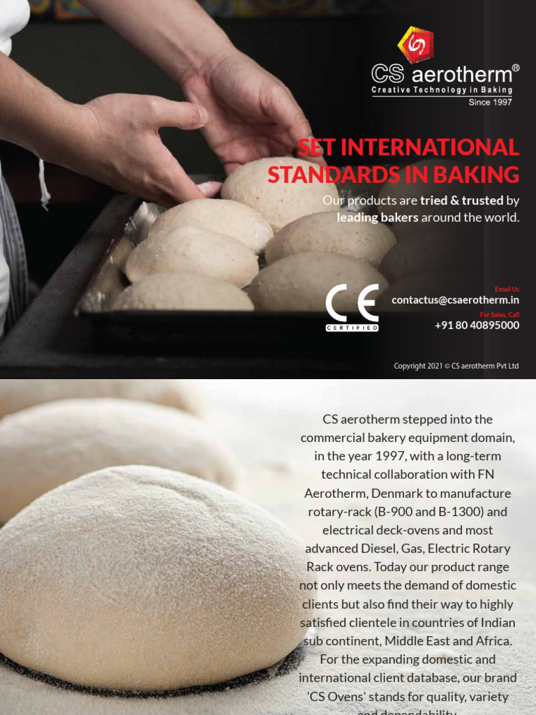 CS Aerotherm Bakery Equipment Overview | PDF