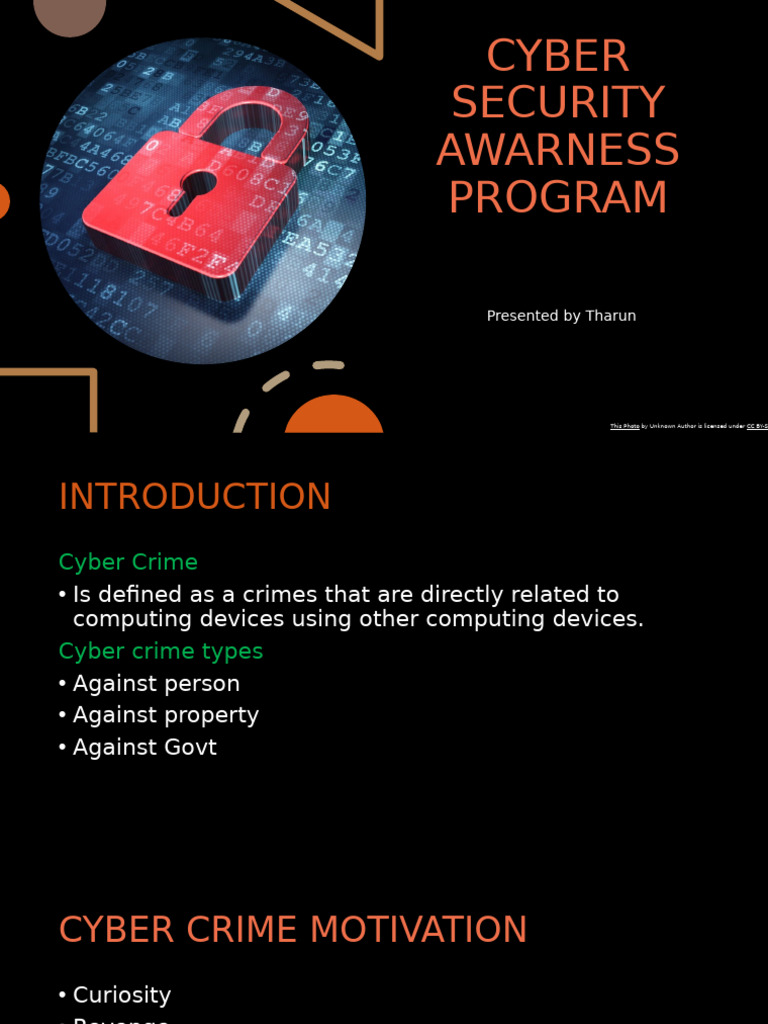 Cybersecurity Awareness Program Guide | PDF