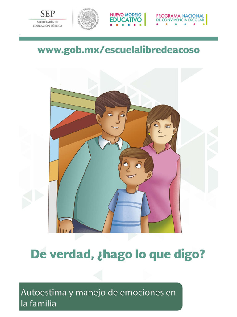 Autoestima y Manejo de Emociones en La Familia | PDF
