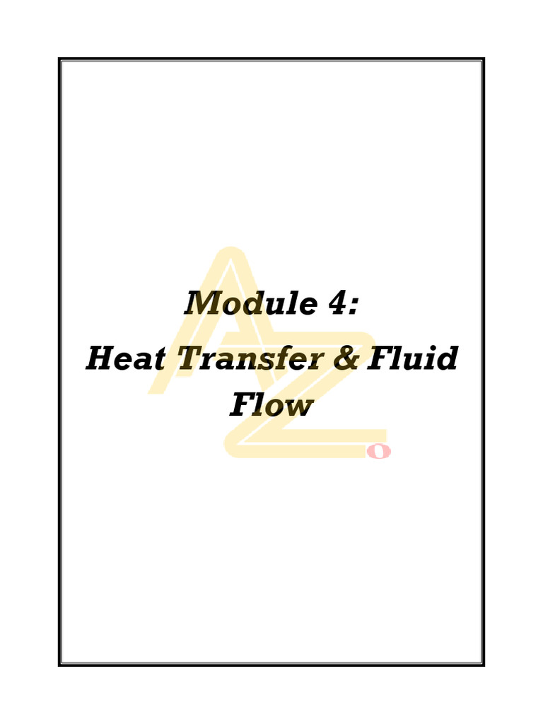 Heat Transfer & Fluid Flow Analysis | PDF | Mechanical Engineering ...