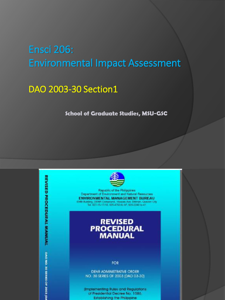 Environmental Impact Assessment Guide | PDF