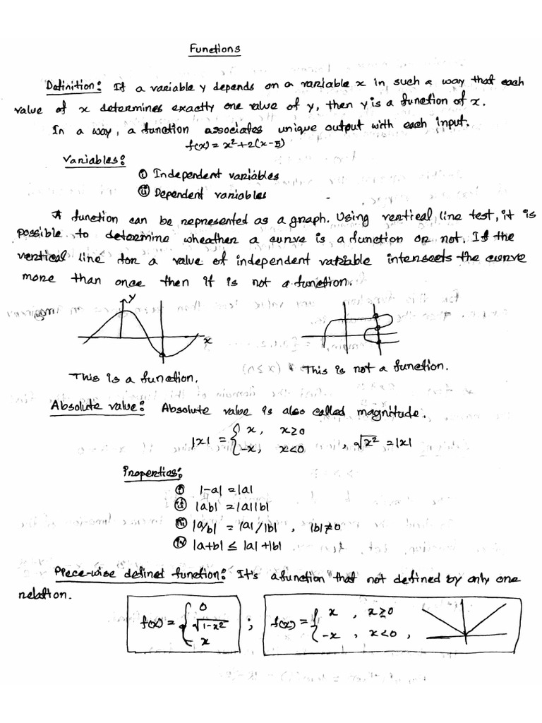 Calculus Lecture Notes | PDF