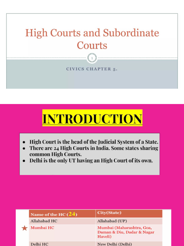 High Court | PDF