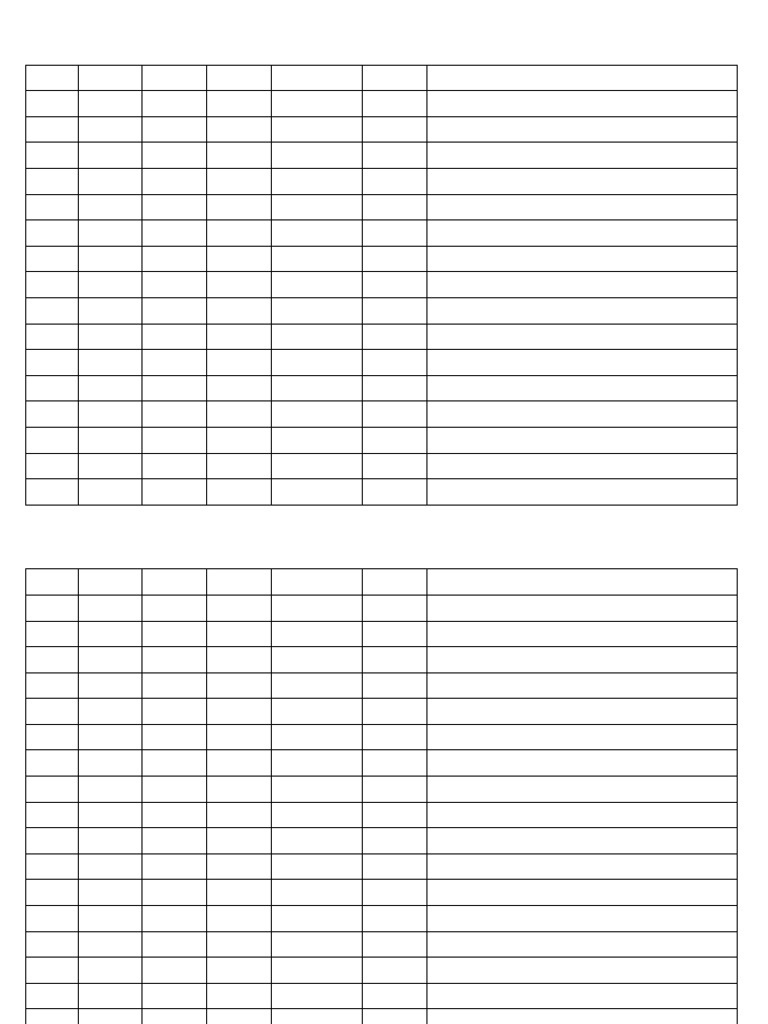 5 Month Running Plan Boxed Columns A4 | PDF