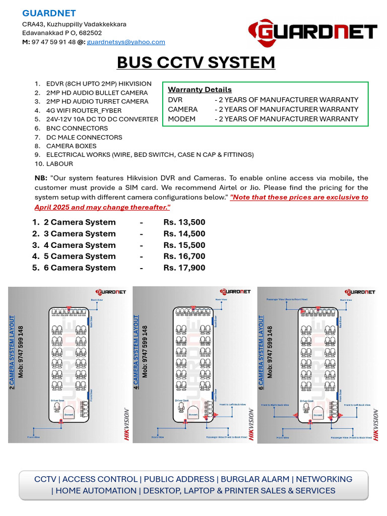 Bus CCTV 4-2025 | PDF