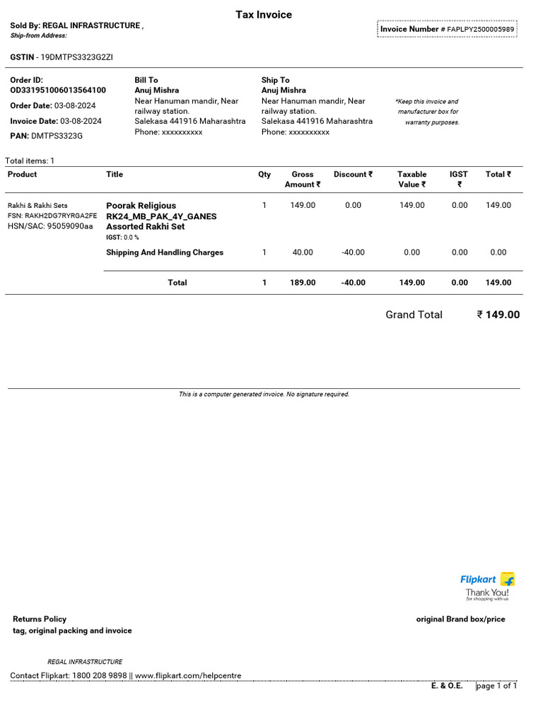OD331951006013564100 | PDF | Payments | Taxes