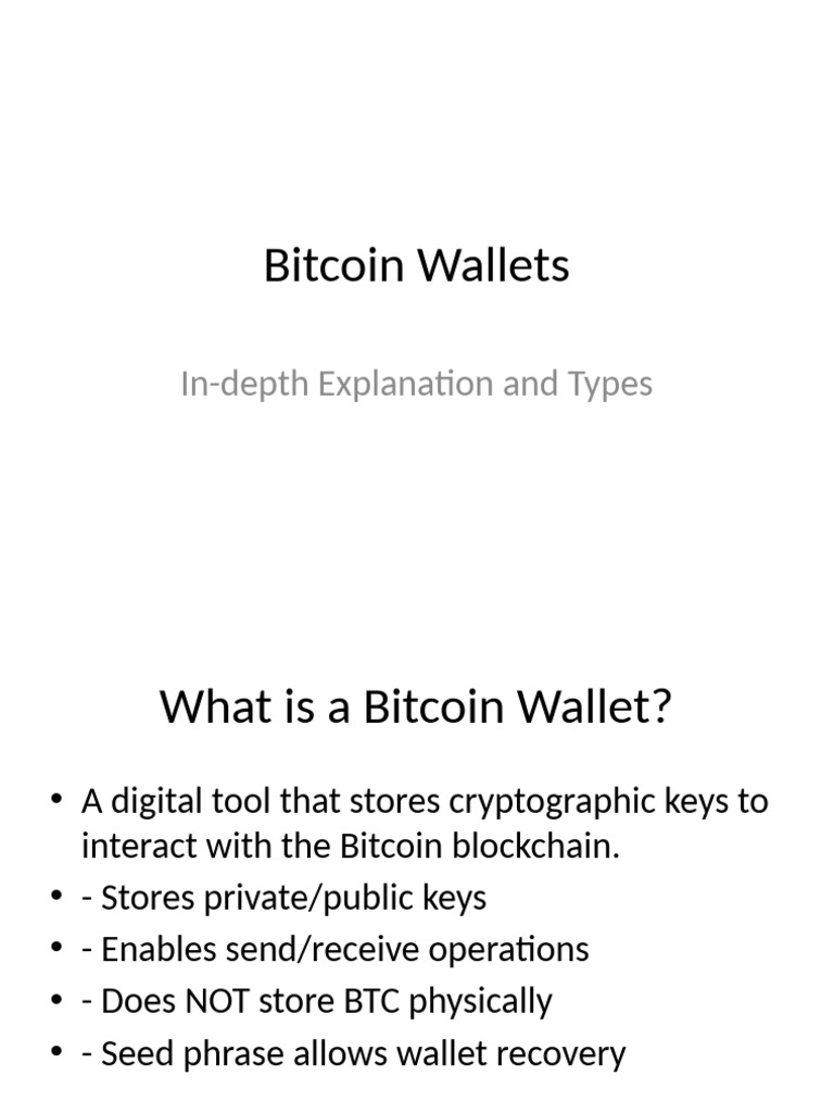 Bitcoin Wallets Detailed | PDF | Bitcoin | Security Engineering