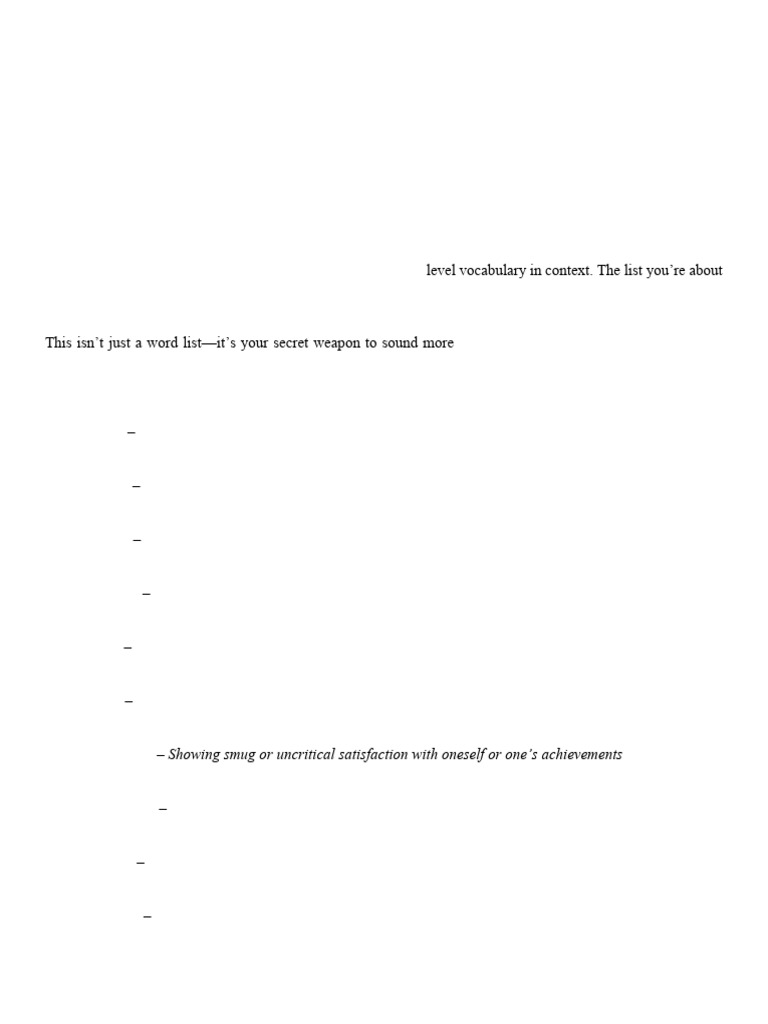 100 C2 Advanced English Vocabulary For Exam Success Pdf Defamation