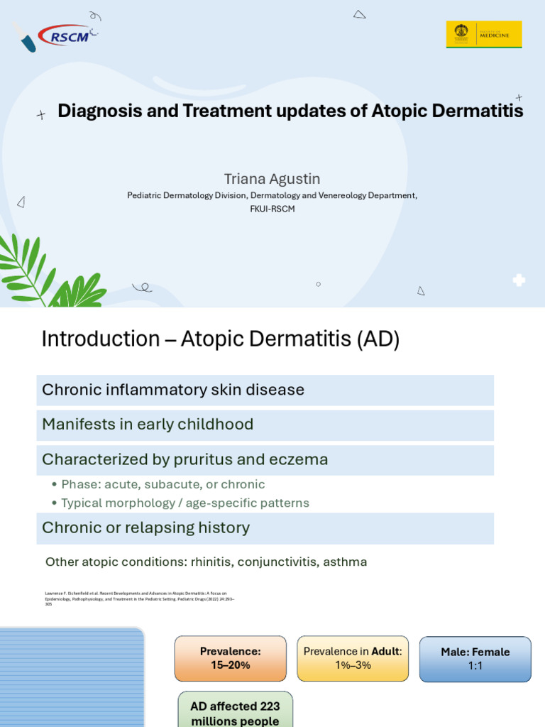 Atopic Dermatitis in Toddlers: Overview | PDF | Dermatitis | Dermatology