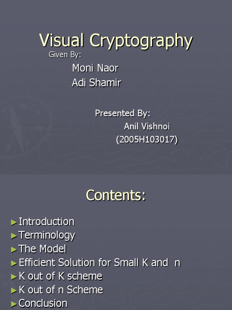 Visual Cryptography Explained: Methods & Models | PDF