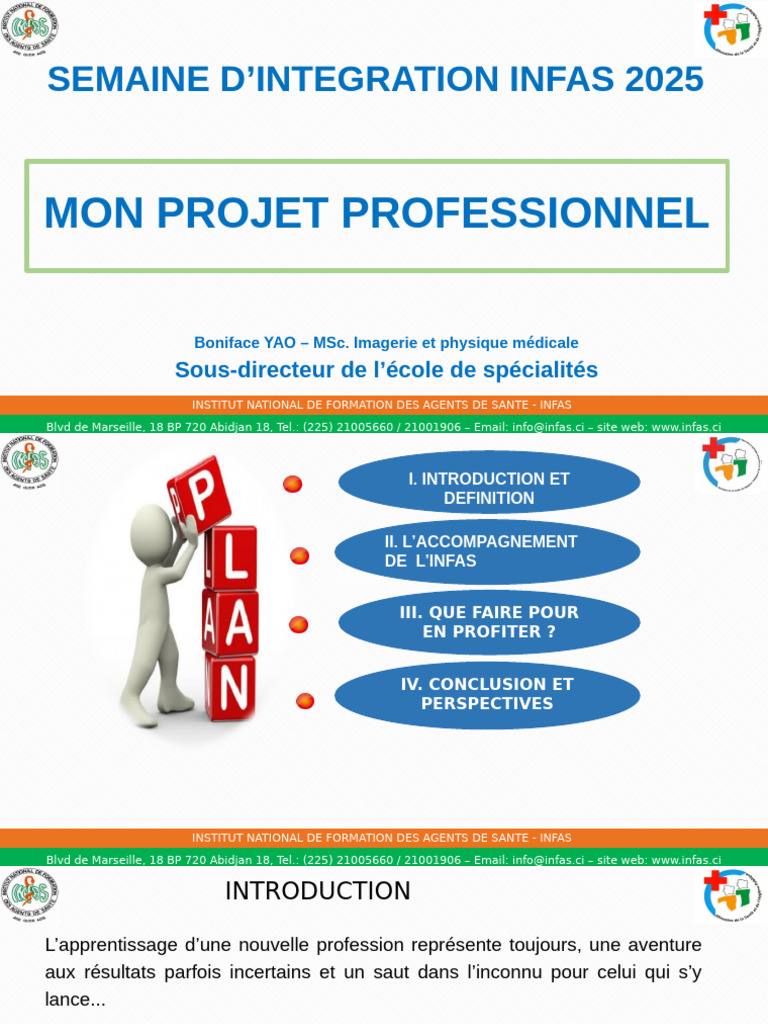 Projet professionnel à l'INFAS 2025 | PDF | Microsoft | Informatique