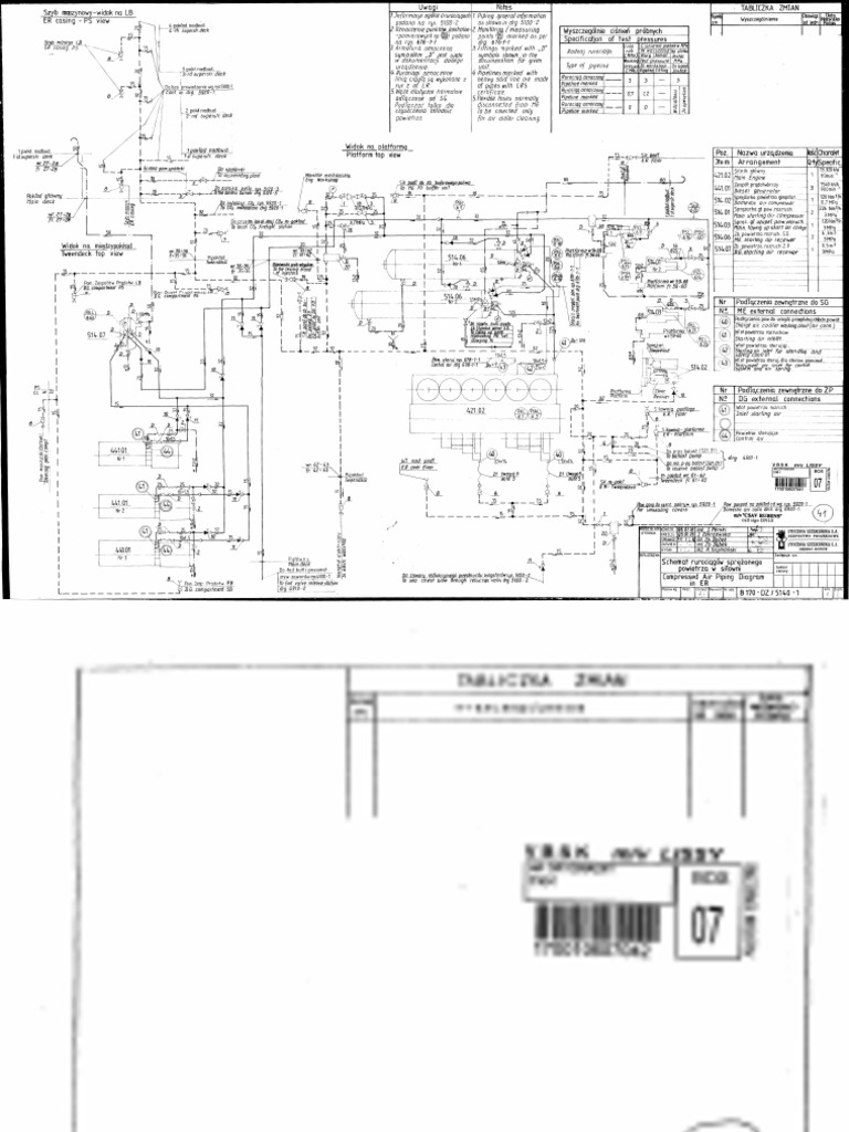 Compressed Air Piping Diagram in ER | PDF