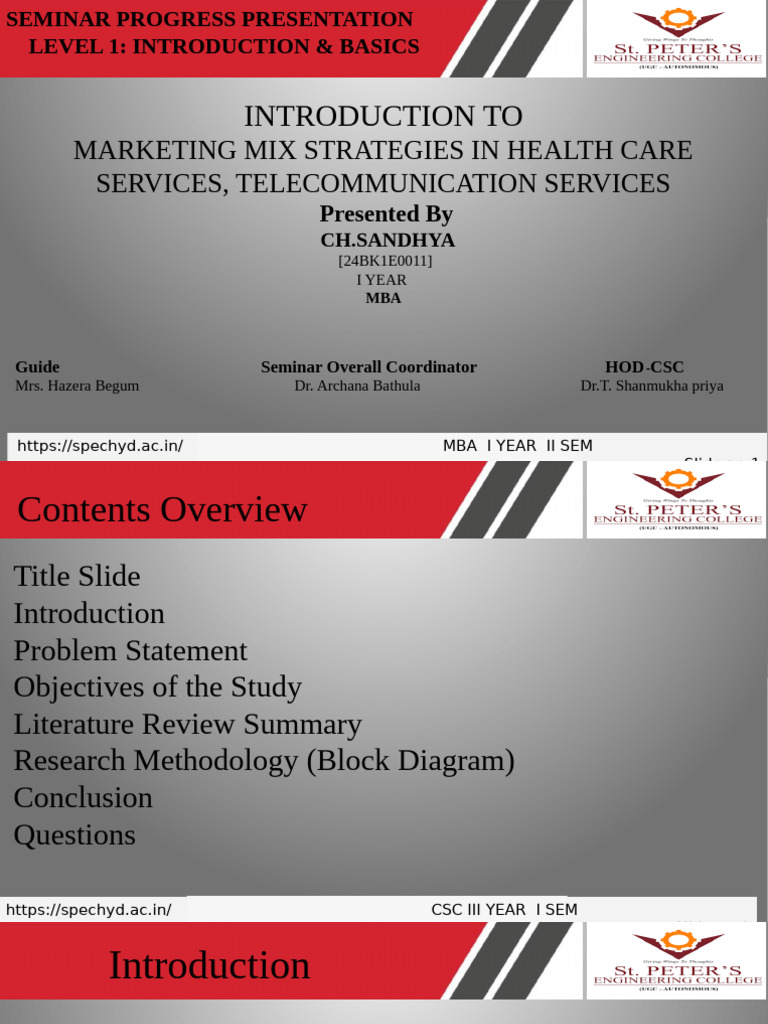 Marketing Mix in Health & Telecom Services | PDF | Marketing ...