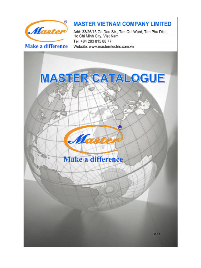 Master Catalog v.11 | PDF