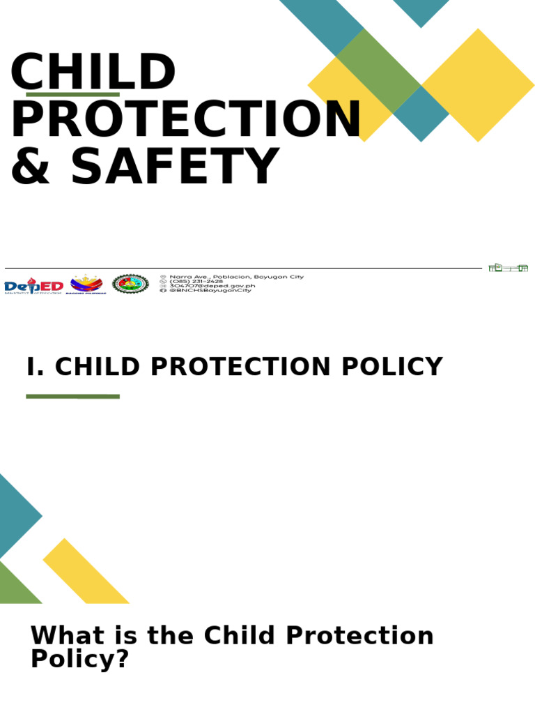 Child Protection and Safety Guidelines | PDF | Child Protection | Child ...