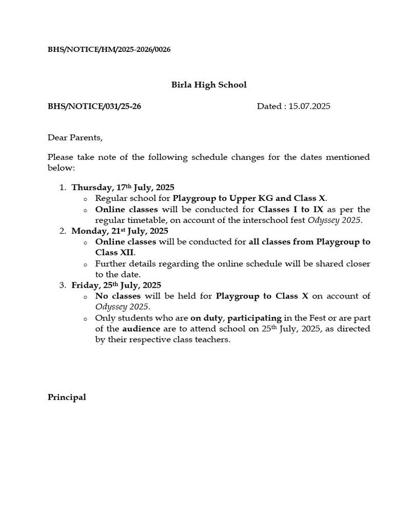 Notice 31 | PDF