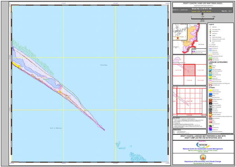 Land Use Map - Tamilnadu - 41 | PDF | Water | Coastal And Oceanic Landforms