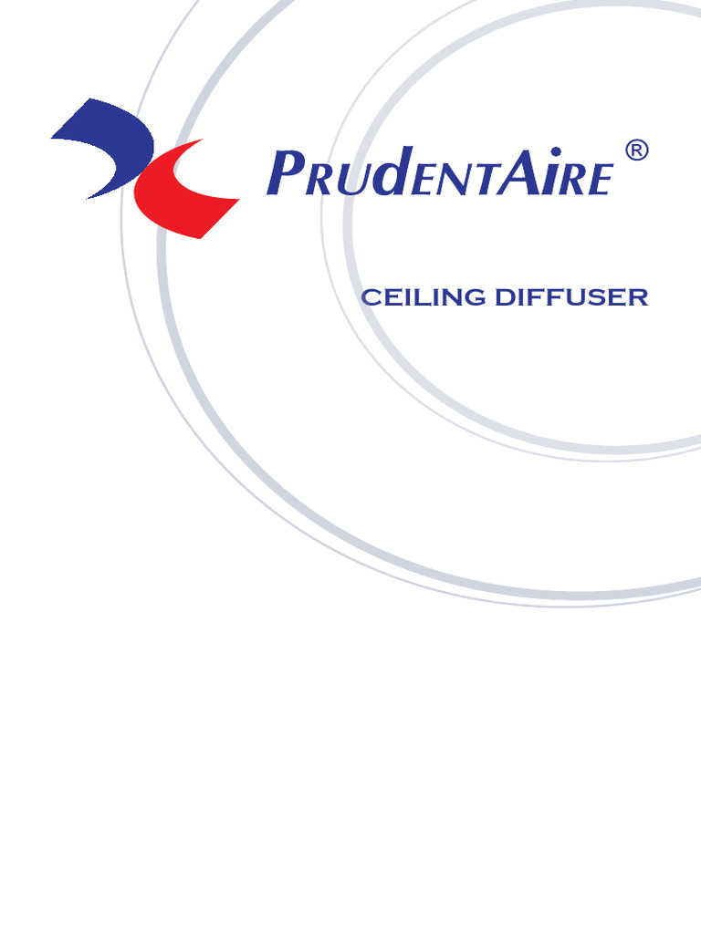 Ceiling Diffusers: Types & Performance Data | PDF | Ratio | Chemical ...