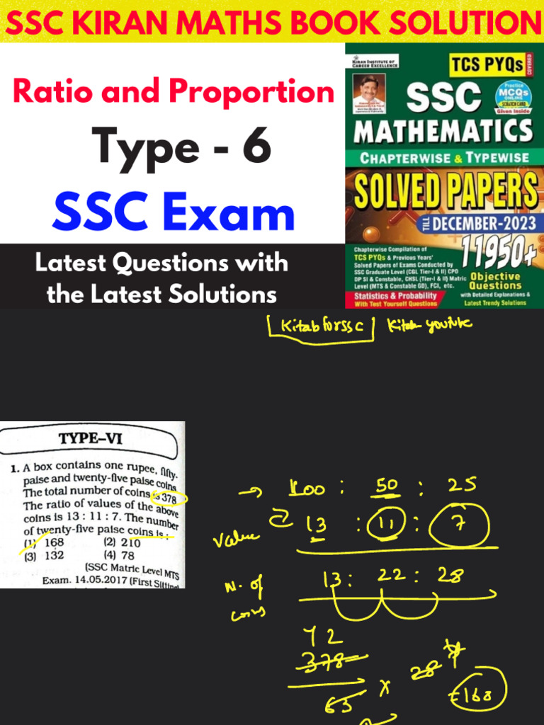 Ratio and Proportion Type 6 | PDF
