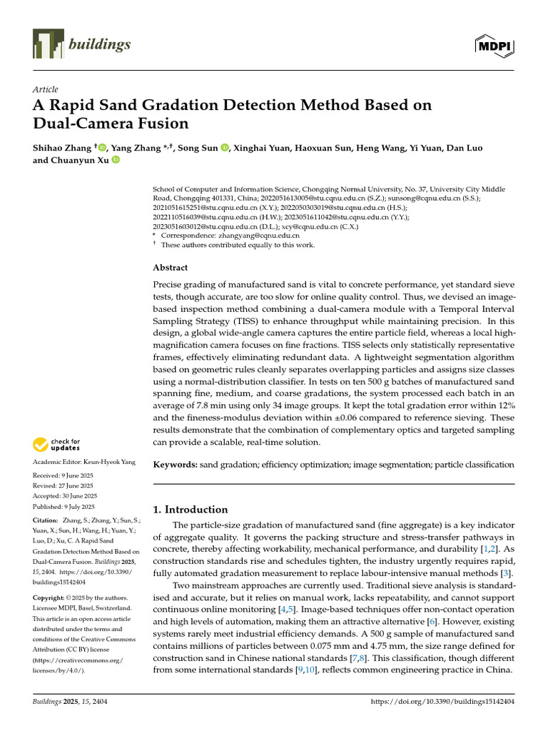 Rapid Sand Gradation Detection Method | PDF | Image Segmentation ...