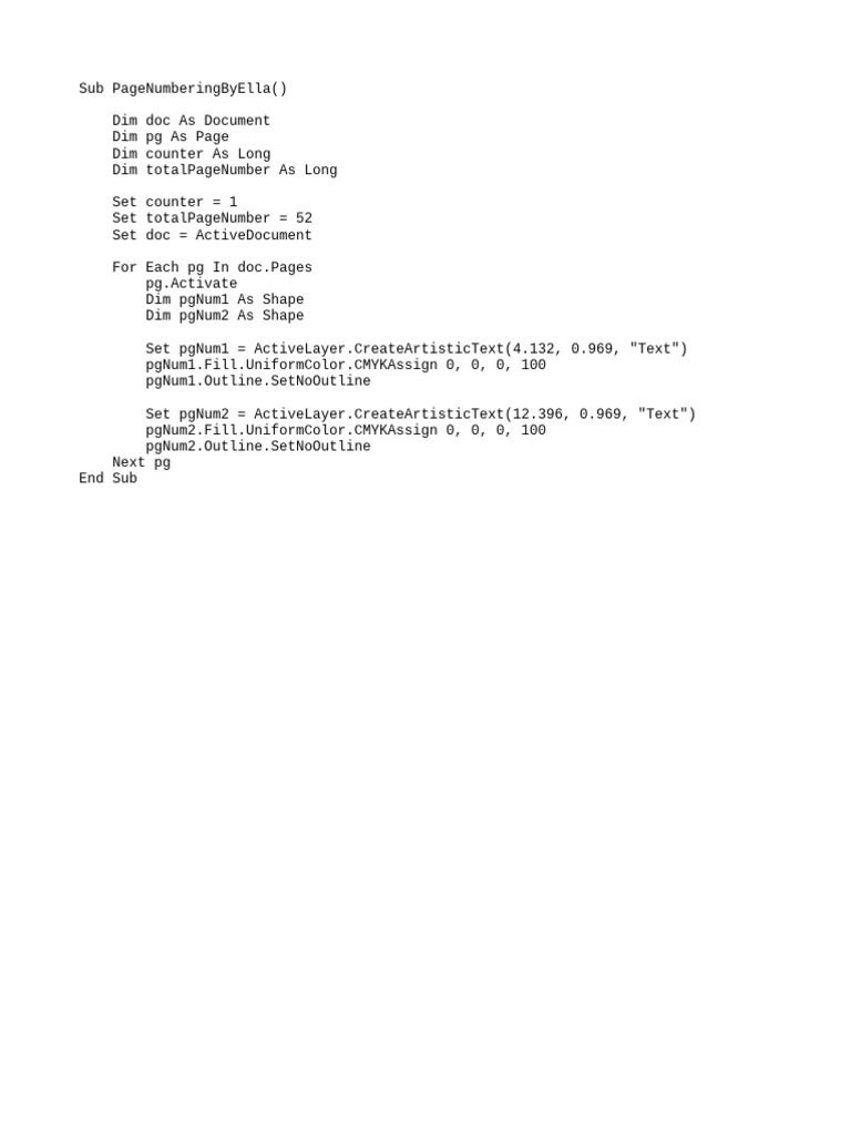 Macro | PDF