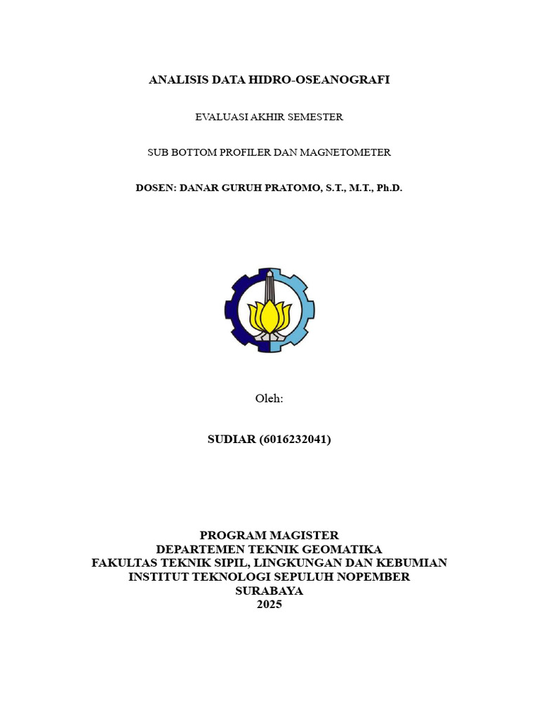 Analisis Data Magnetometer dan SBP | PDF