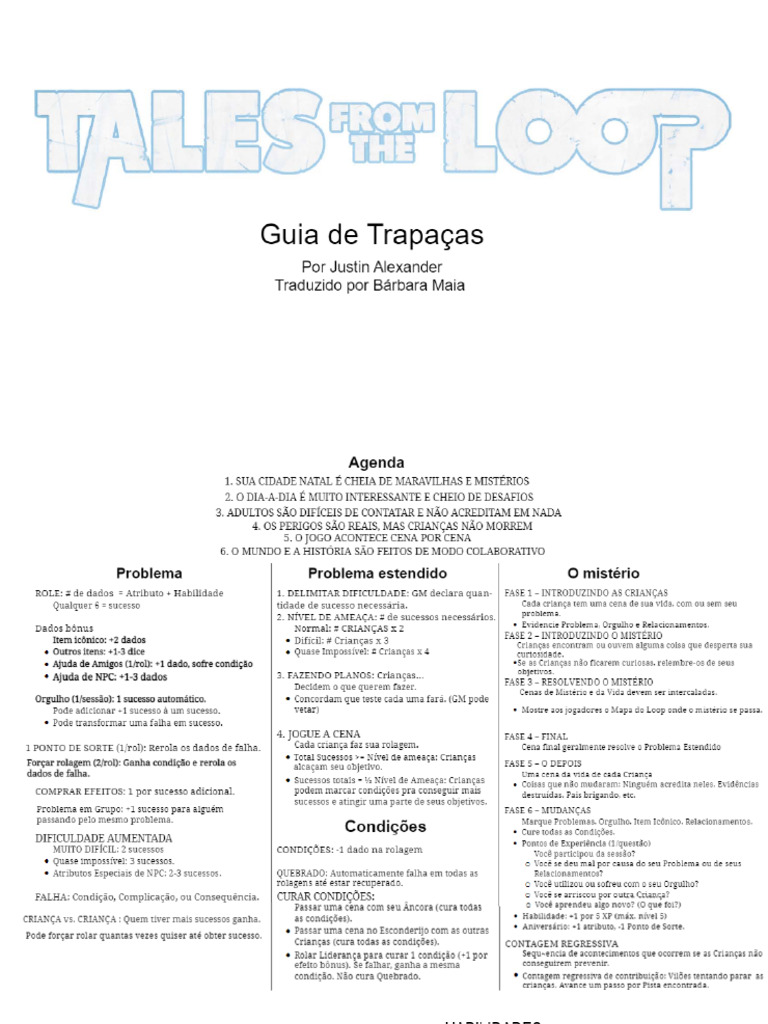 Trapaças Tales From The Loop | PDF