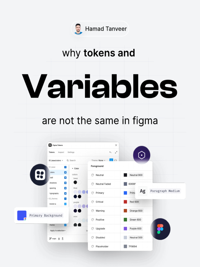Tokens vs. Variables in Figma Explained | PDF | Computing | Software