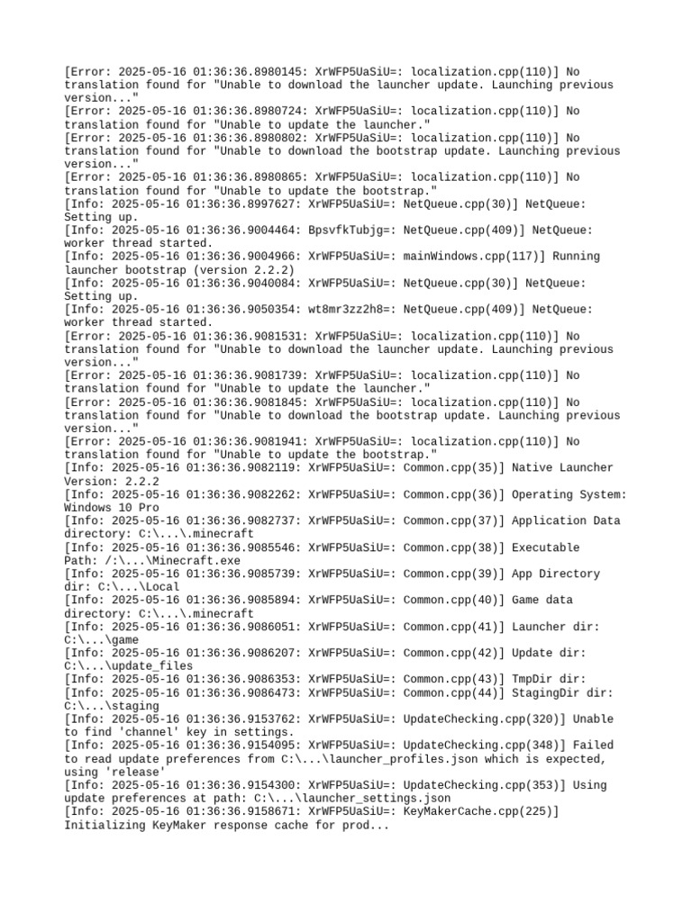 Minecraft Bootstrap Update Errors | PDF | Ibm Pc Compatibles | Software ...