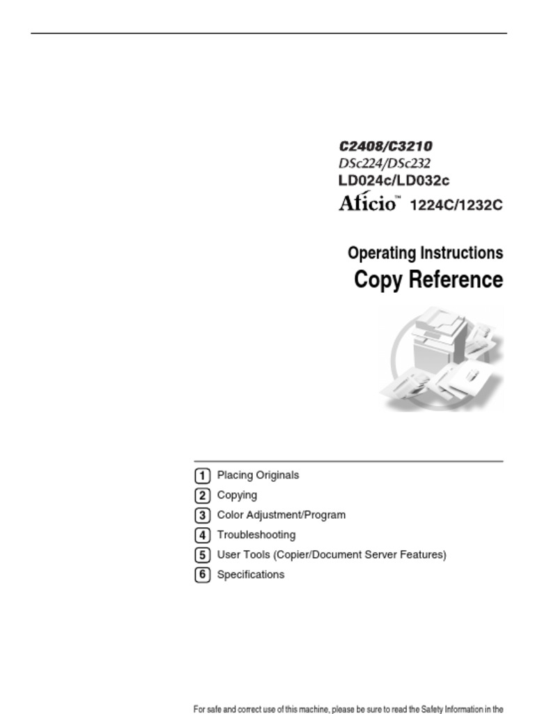 Comprehensive Copier Operating Guide | PDF | Cyan | Magenta