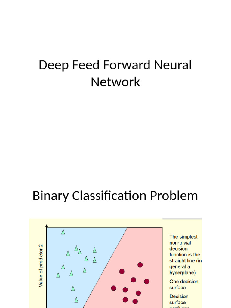 Deep Feed Farwrd Neural Network | PDF | Matrix (Mathematics ...