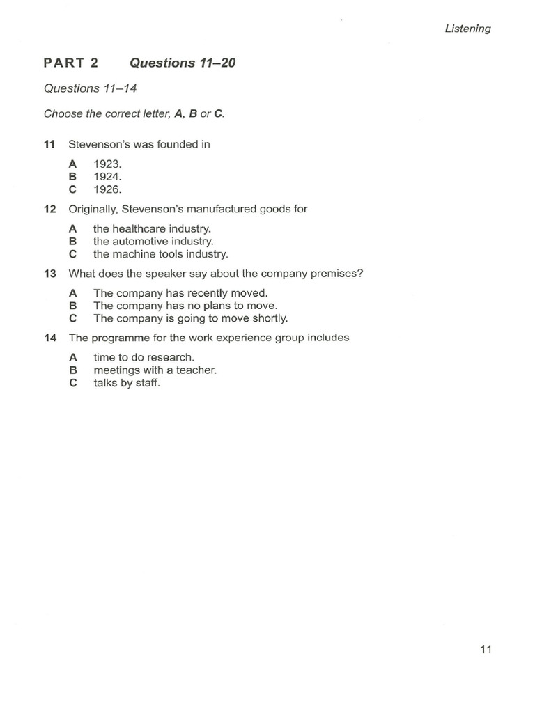 4 X Part 2 Practice - Cam 16 | PDF