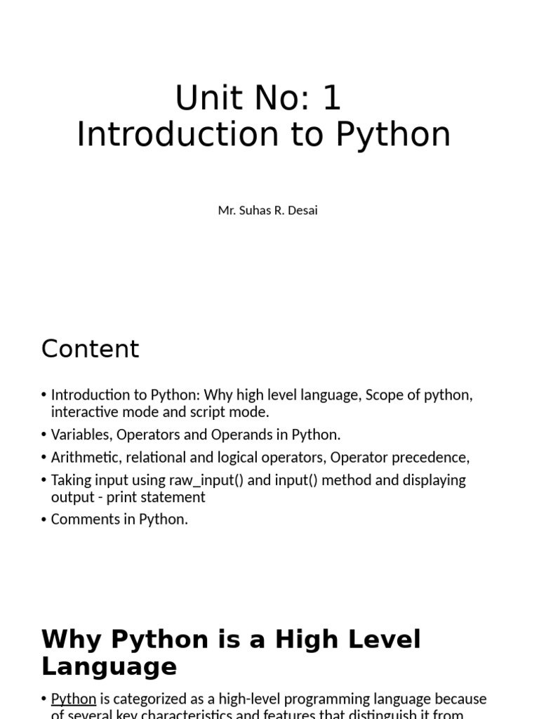 Disadvantages of Python Script Mode | PDF | Data Type | Computer ...
