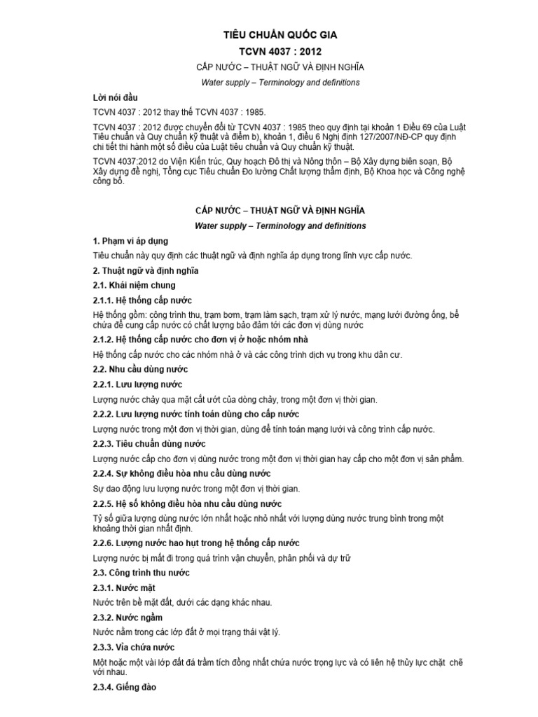 TCVN 4037 - 2012 | PDF