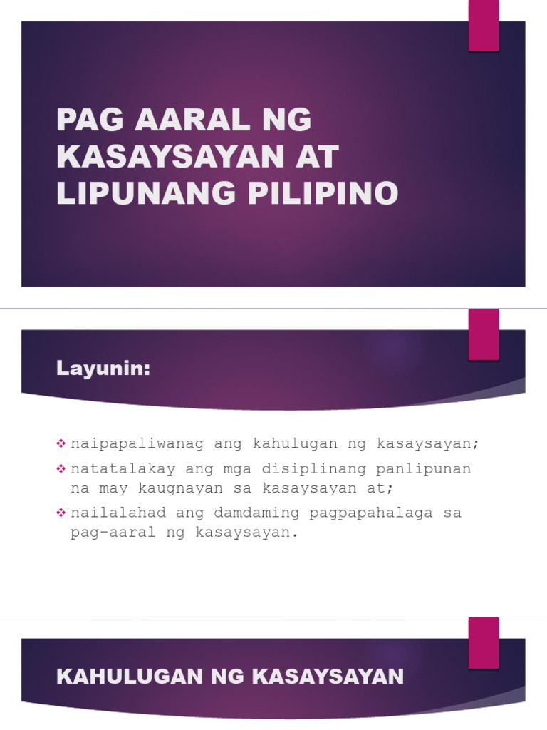 1 Kamalayang Pangkasaysayan | PDF