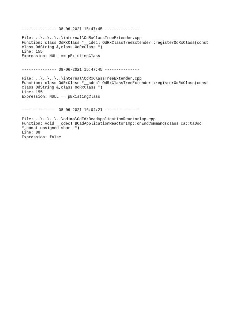 BRX Log | PDF