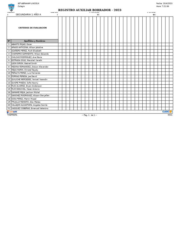 Reporte 0041 | PDF