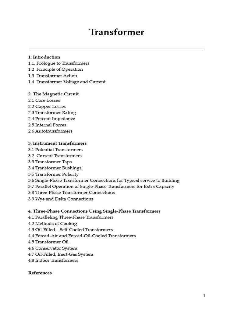 Transformer Operation and Diagnostics Guide | PDF | Transformer ...