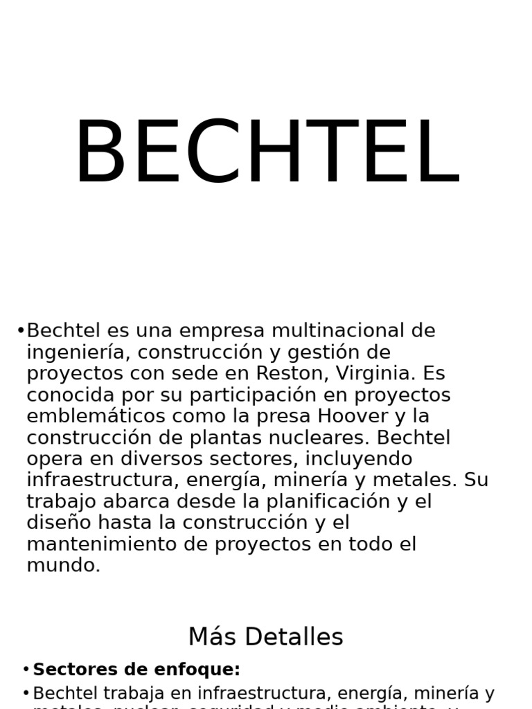 BECHTEL | PDF