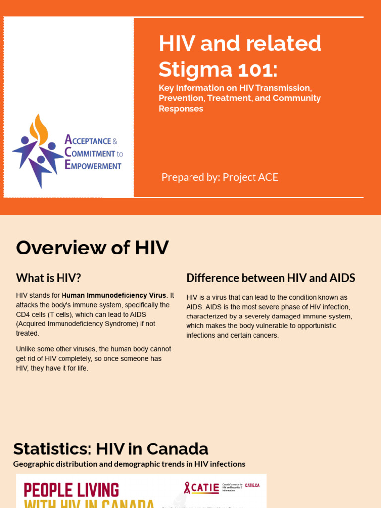 Understanding HIV: Stigma, Prevention, and Care | PDF | Hiv/Aids | Hiv