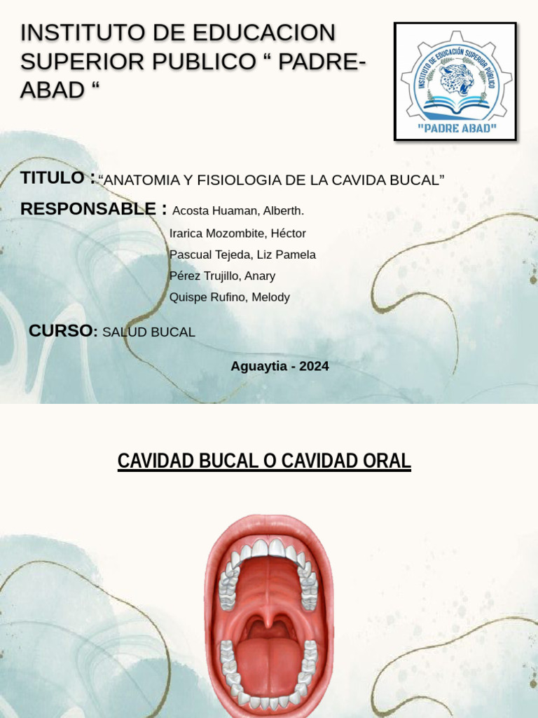Salud Bucal Pdf
